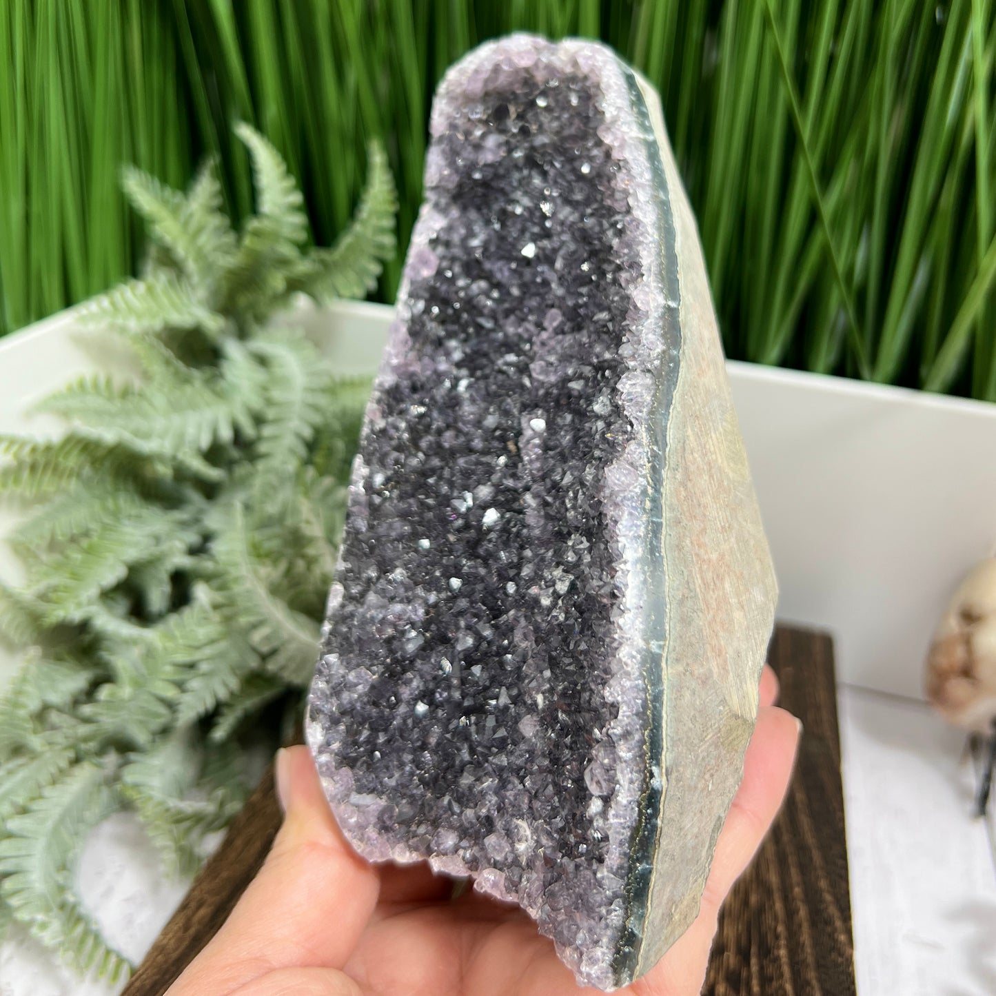 Amethyst Geode Cluster Healing Natural Crystal 1170g