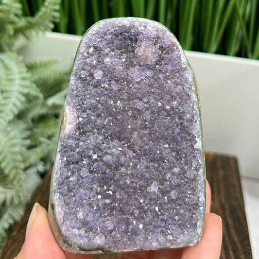 Amethyst Geode Cluster Healing Natural Crystal 402g