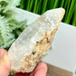 Lemurian Seed Quartz Black Tourmaline Raw Natural Crystal Specimen 218g