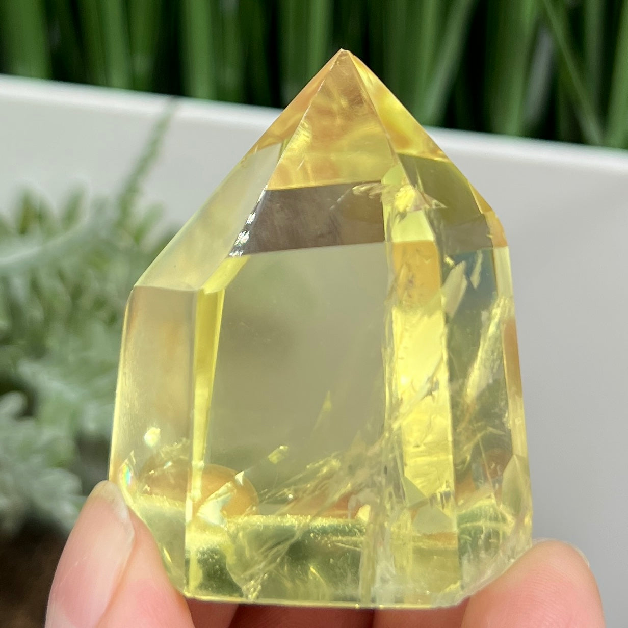 Citrine Tower Point Natural Healing Crystal Generator 78g