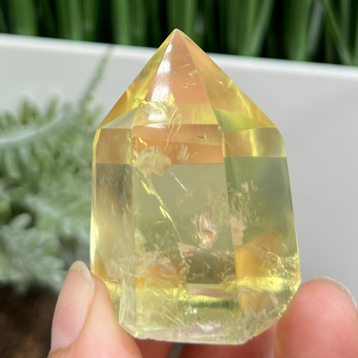 Citrine Tower Point Natural Healing Crystal Generator 78g