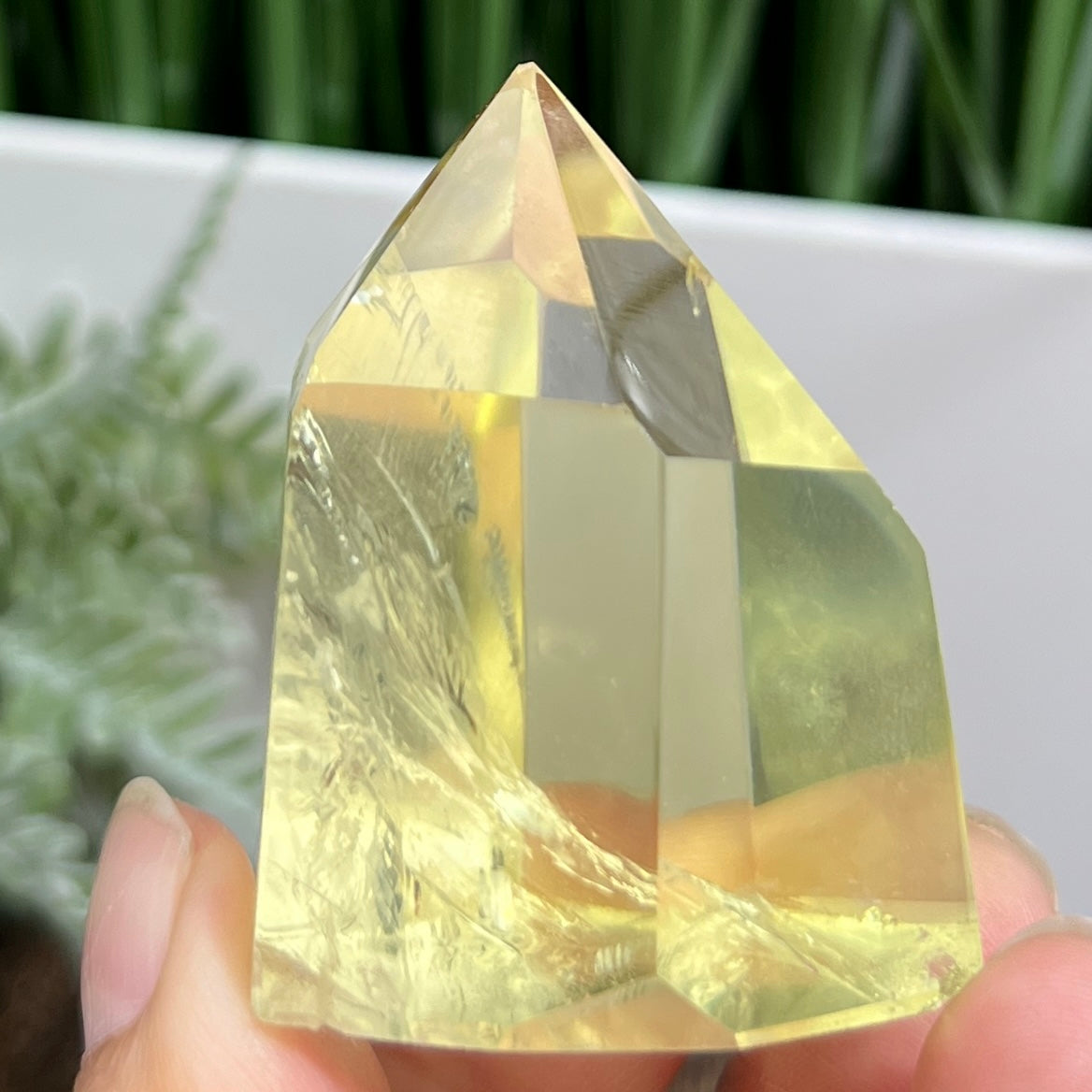 Citrine Tower Point Natural Healing Crystal Generator 78g