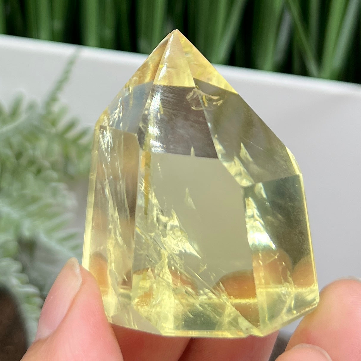 Citrine Tower Point Natural Healing Crystal Generator 78g