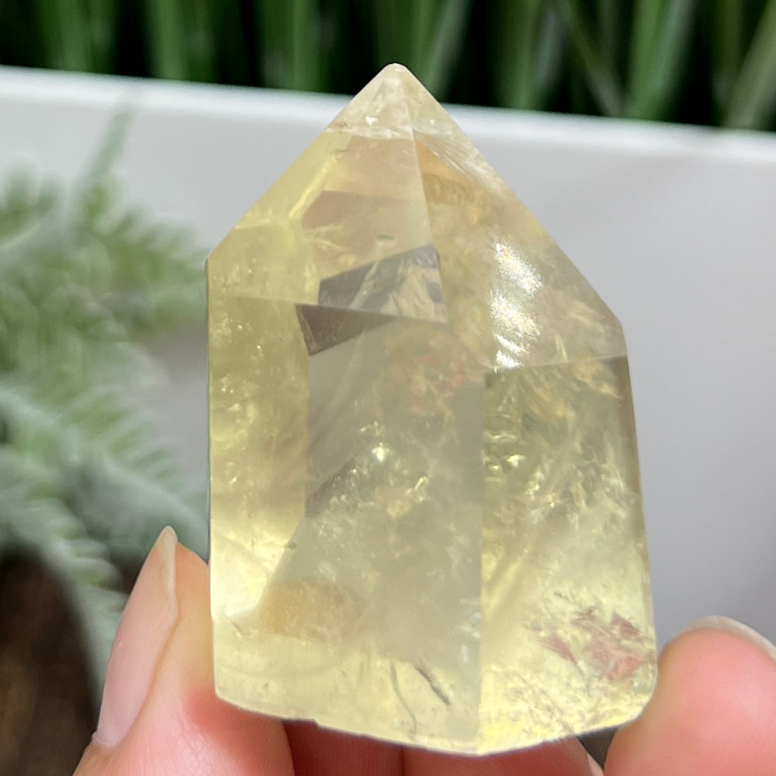 Citrine Tower Point Natural Healing Crystal Generator 60g