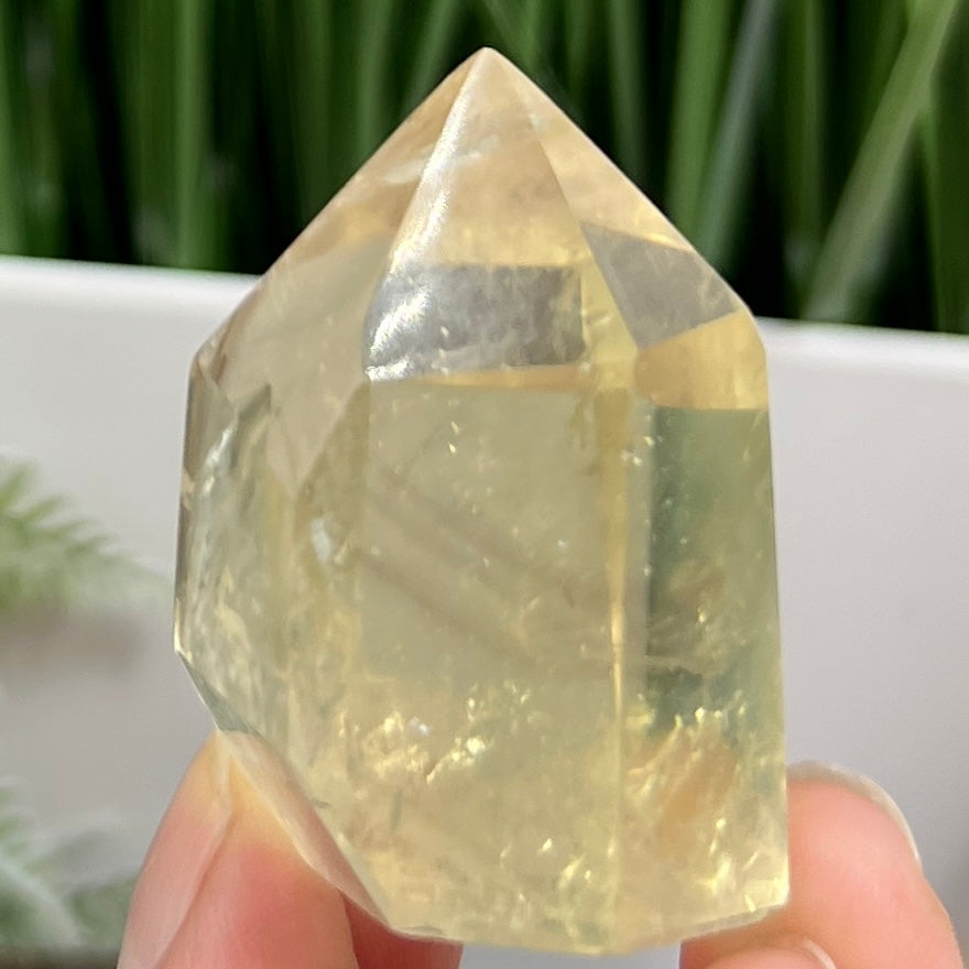 Citrine Tower Point Natural Healing Crystal Generator 60g