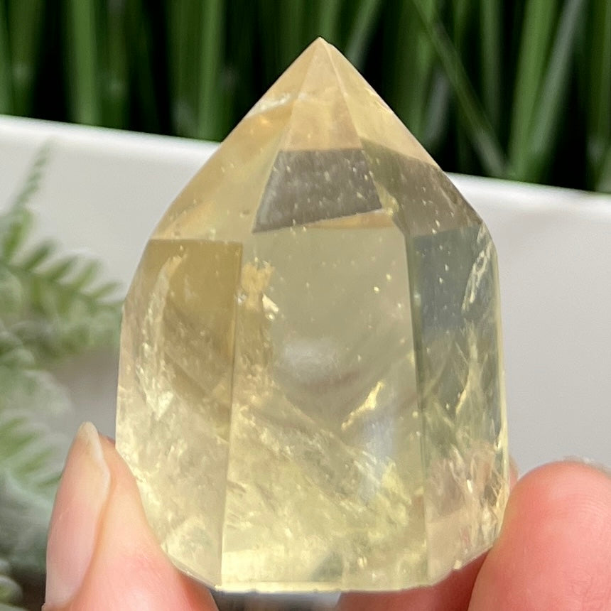 Citrine Tower Point Natural Healing Crystal Generator 60g