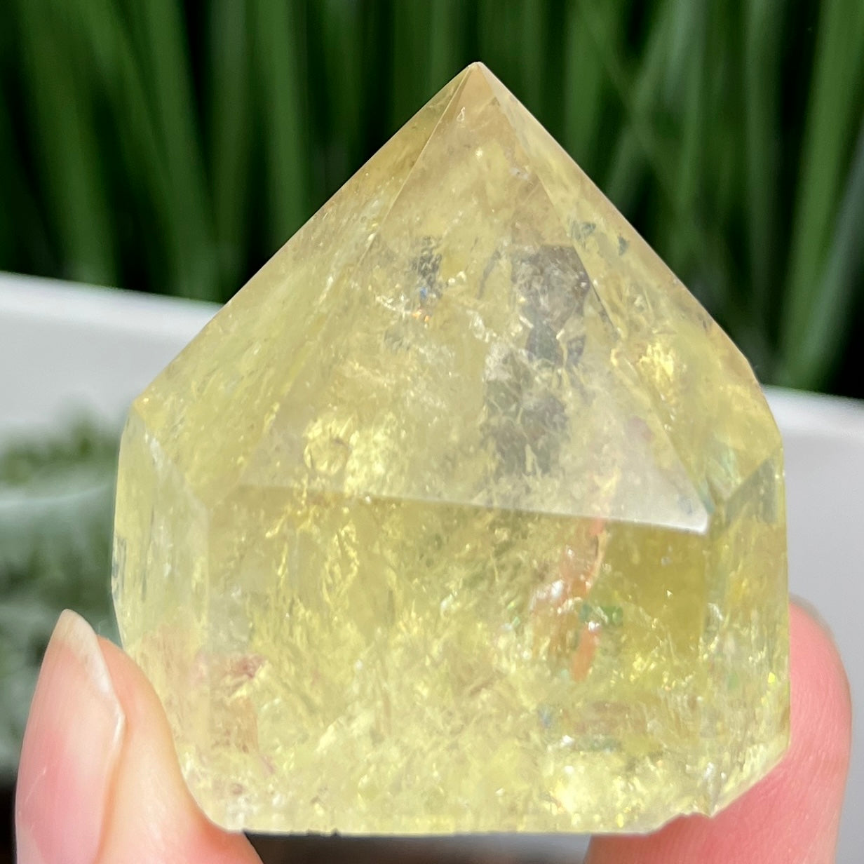 Citrine Tower Point Natural Healing Crystal Generator 66g