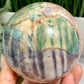 Polychrome Jasper Sphere Large Crystal Ball 916g 88mm