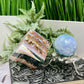 Bubble Ocean Sea Orbicular Jasper Floating Cube Crystal Carving 622g