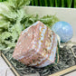 Bubble Ocean Sea Orbicular Jasper Floating Cube Crystal Carving 622g