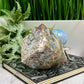 Ocean Sea Jasper Druzy Floating Cube Crystal Carving 724g