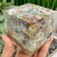 Ocean Sea Jasper Druzy Floating Cube Crystal Carving 724g