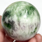 Snowflake Fluorite Sphere Healing Crystal Ball 342g 58mm