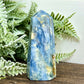 Blue Kyanite Tower Healing Crystal Generator 176g 84mm