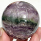 Silky Fluorite Sphere Healing Crystal Ball 377g 60mm