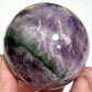 Silky Fluorite Sphere Healing Crystal Ball 377g 60mm