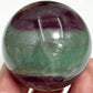 Candy Fluorite Sphere Healing Crystal Ball 256g 52mm