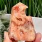 Druzy Agate Tower Crystal Generator 142g