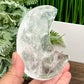 Clear Quartz Crystal Moon Crescent with Stand 212g