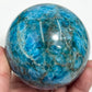 Blue Apatite Sphere Healing Crystal Ball 836g 79mm