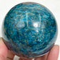 Blue Apatite Sphere Healing Crystal Ball 788g 77mm