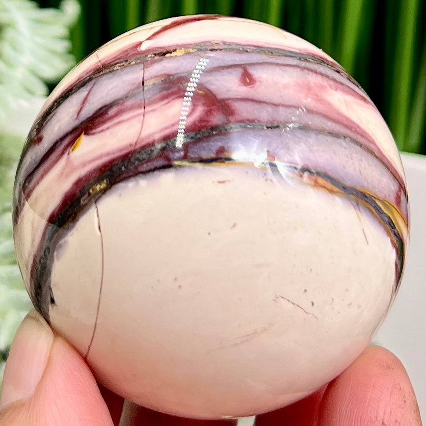 Mookaite Jasper Sphere Australian Gemstone Crystal Ball 184g 55mm