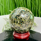 Epidote Chrysocolla Copper Sphere VERY RARE High Quality Collectors Piece 2036g