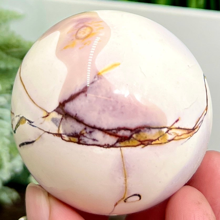 Mookaite Jasper Sphere Australian Gemstone Crystal Ball 148g 56mm