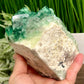 Fluorite Green Cluster Natural Raw Specimen 1624g