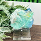 RARE Fluorite Aqua With Stand Cluster Natural Specimen 242g