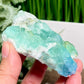 RARE Fluorite Aqua With Stand Cluster Natural Specimen 242g