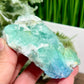 RARE Fluorite Aqua With Stand Cluster Natural Specimen 242g