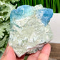 RARE Fluorite Aqua With Stand Cluster Natural Specimen 242g