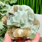 Sugar Fluorite Calcite With Stand Specimen Natural Raw Crystal 448