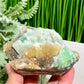 Sugar Fluorite Calcite With Stand Specimen Natural Raw Crystal 448