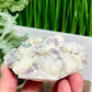 Fluorite Sugar Natural Raw Specimen with Stand Sparkly Healing Crystal 211g