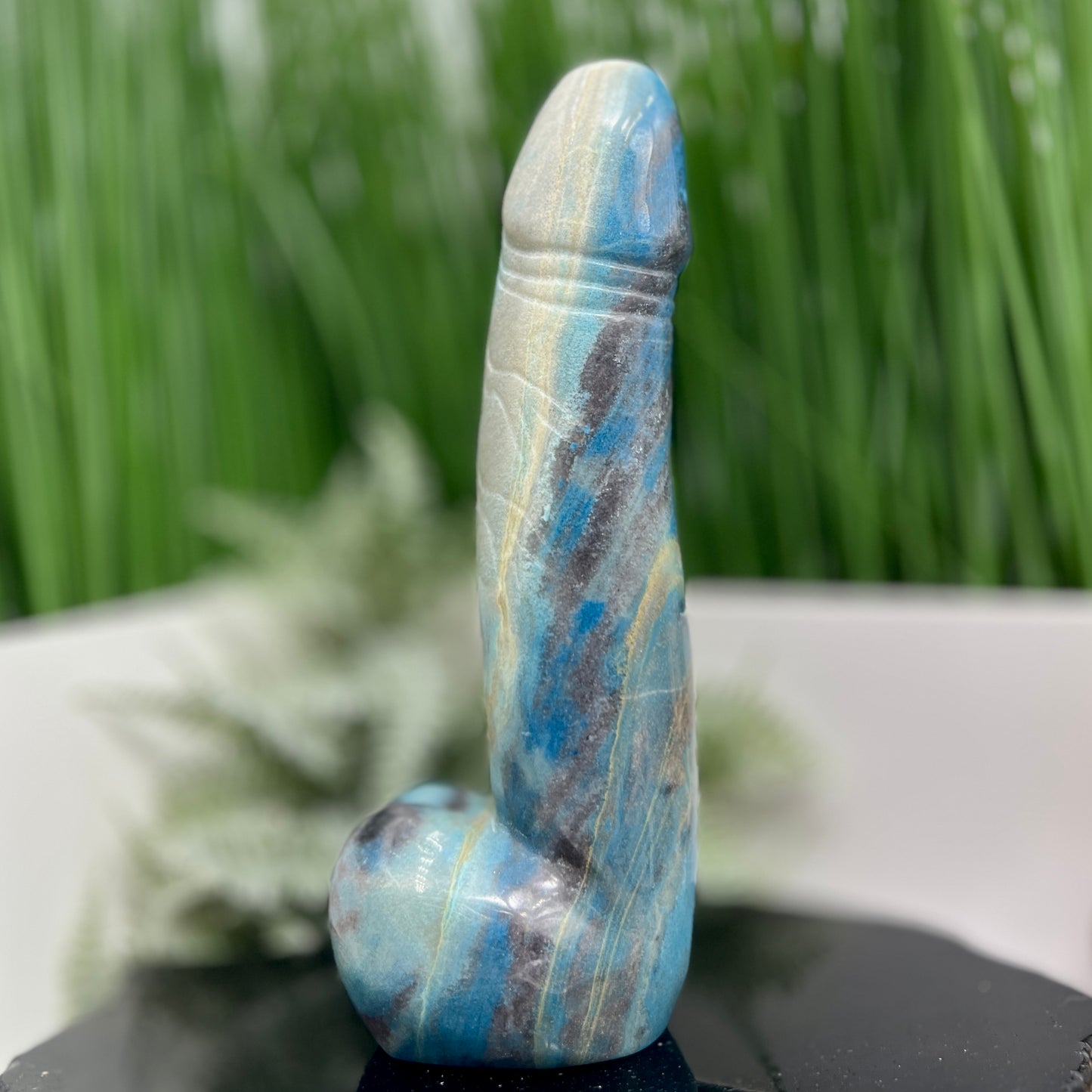 Trolleite Penis Pecker Phallus Man Part RARE Crystal Decoration 214mm