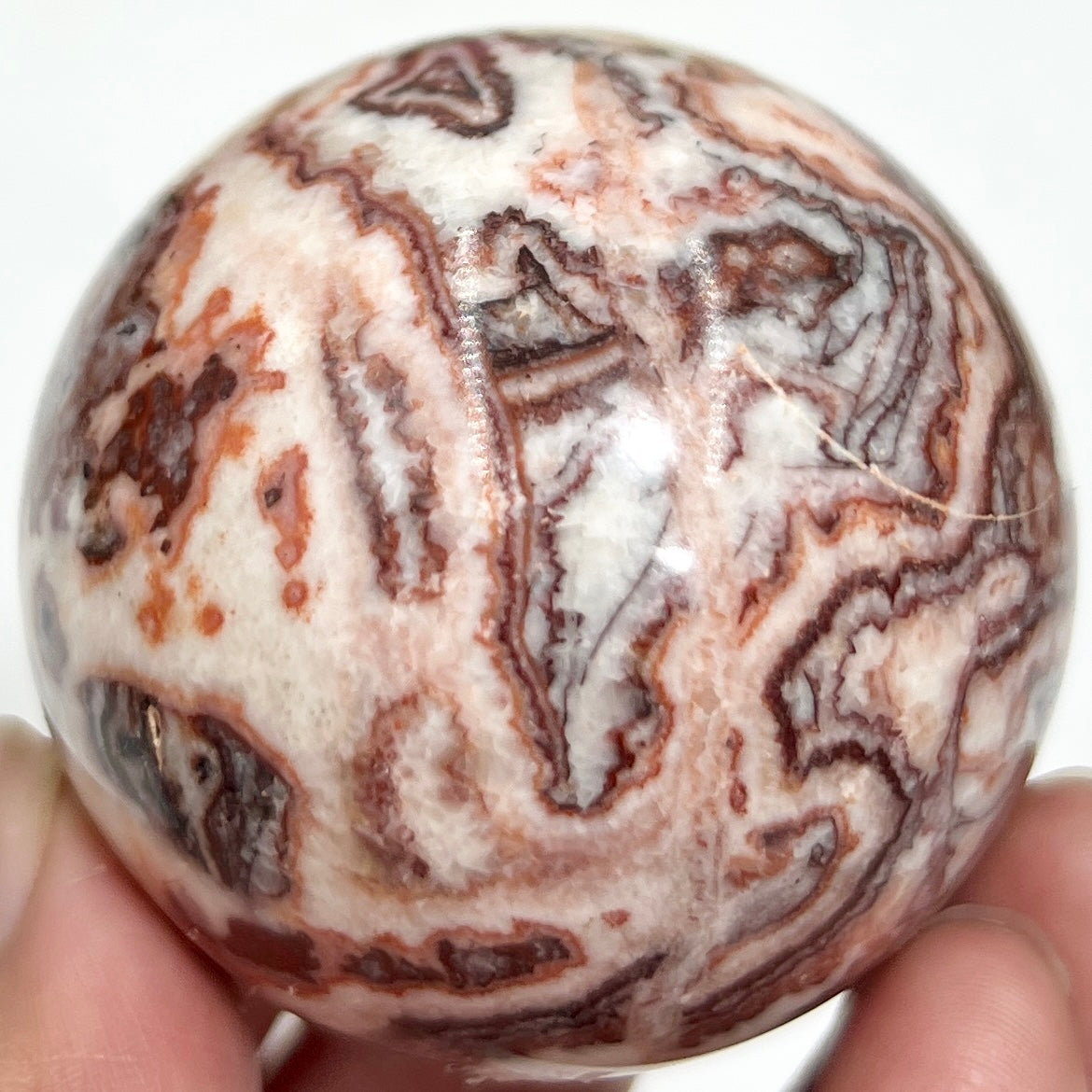 Dali Jasper Sphere Healing Crystal Ball 237g 54mm