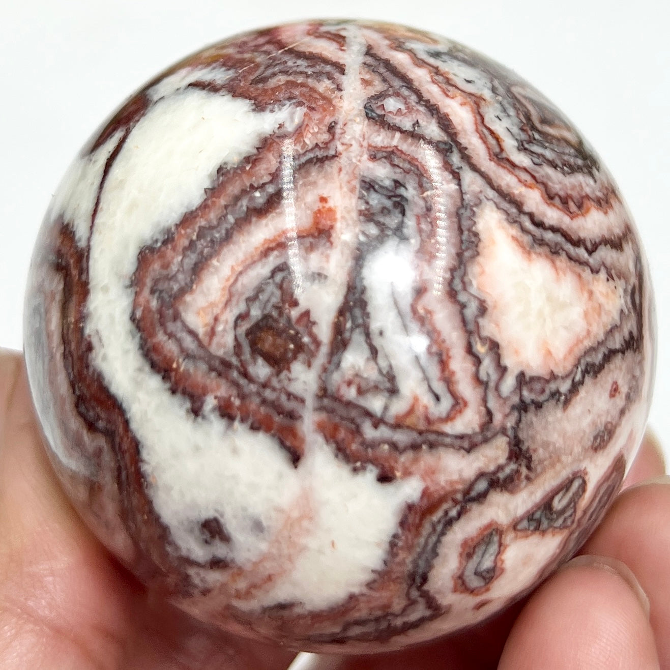 Dali Jasper Sphere Healing Crystal Ball 237g 54mm