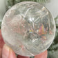 Clear Quartz Sphere Natural High Quality Full of Rainbows Crystal Ball 334g 62mm