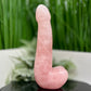 Rose Quartz Penis Pecker Phallus Man Part Crystal Decoration 904g 207mm