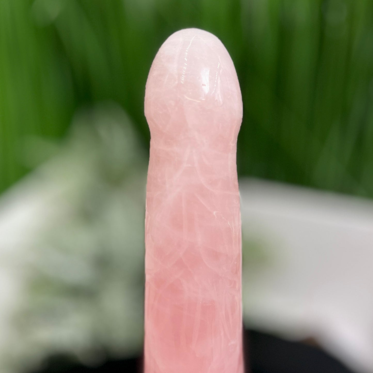 Rose Quartz Penis Pecker Phallus Man Part Crystal Decoration 904g 207mm