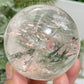 Clear Quartz Sphere Natural High Quality Full of Rainbows Crystal Ball 353g 63mm