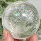 Clear Quartz Sphere Natural High Quality Full of Rainbows Crystal Ball 353g 63mm