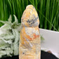 Crazy Lace Agate Penis Pecker Phallus Man Part Crystal Decoration 780g 205mm