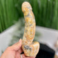 Crazy Lace Agate Penis Pecker Phallus Man Part Crystal Decoration 780g 205mm