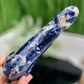 Sodalite Sunstone Penis Pecker Phallus Man Part Crystal Decoration 982g 202mm