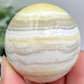 Zebra Calcite Sphere Healing Crystal Ball 182g 51mm