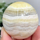 Zebra Calcite Sphere Healing Crystal Ball 182g 51mm