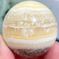 Zebra Calcite Sphere Healing Crystal Ball 156g 48mm